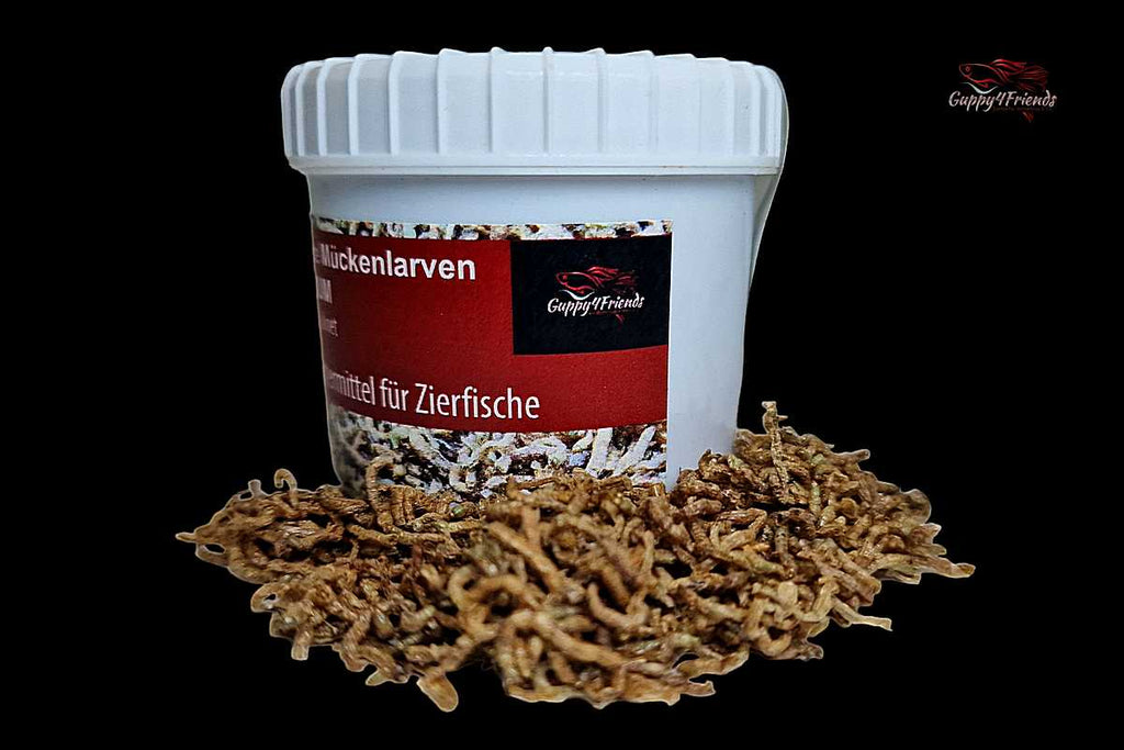 rote mückenlarven aufbewahren Rote Mückenlarven FD (gefriergetrocknet) / 135ml Guppy4friends' PREMIUM Qualität