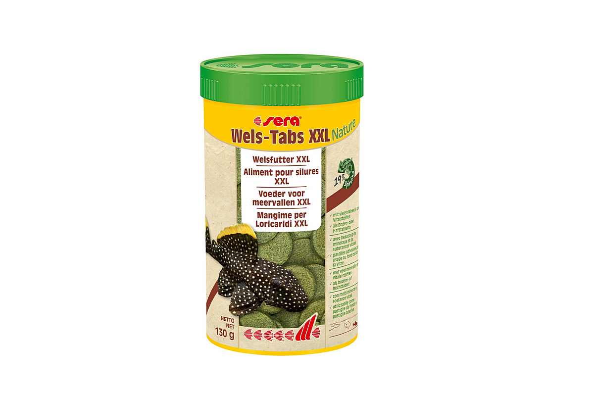 Sera-wels-tabs-xxl-nature-250ml-welsfutter-welstabs-welstabletten-Tablettenfutter-futtertabs-futtertabletten-grosse-welse-L-wels-plecos