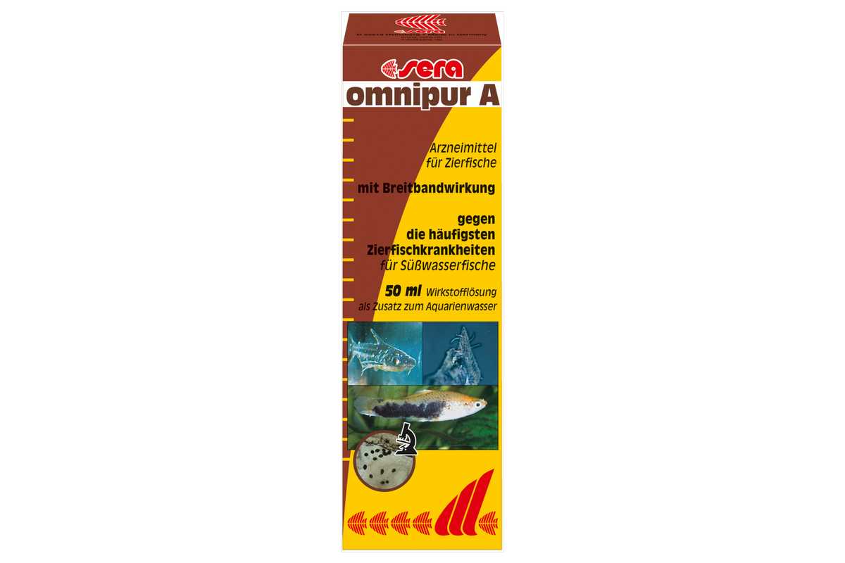 sera-omnipur-50-ml-Breitbandmittel-für-Zierfische-Süßwasserzierfische-behandeln-Arzneimittel-mit-Breitbandwirkung bei Zierfische