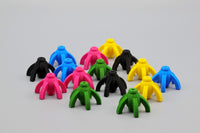 Shrimp-Lolly Halter für Garnelen-Lollys bei Guppy4friends. Verschiedene Farben Shrimp-Lolly-Halter.