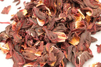 Hibiskusblüten rot getrocknet Zwerggarnelen. Garnelenfutter Hibiskusblüten. Fruchtiger Leckerbissen für Garnelen.