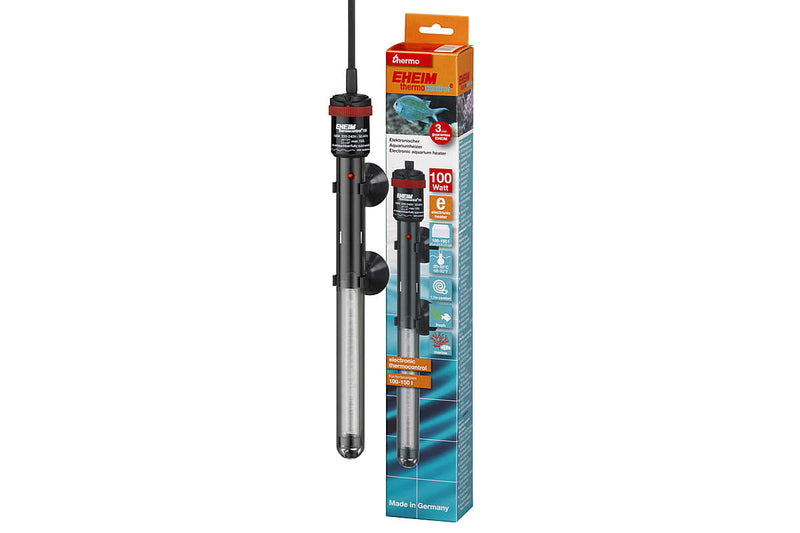 Heizstab-Aquarium-100-150L-Liter-Inhalt-Wasservolumen-temperiertes-Wasser-Zierfische-elektrische-Regelung-EHEIM-thermocontrol-e-100