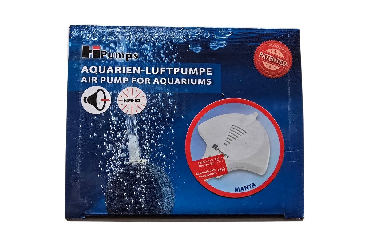 HiPumps Nano Piezo Luftpumpe WEIß / FORMEN WÄHLBAR / 18l/h