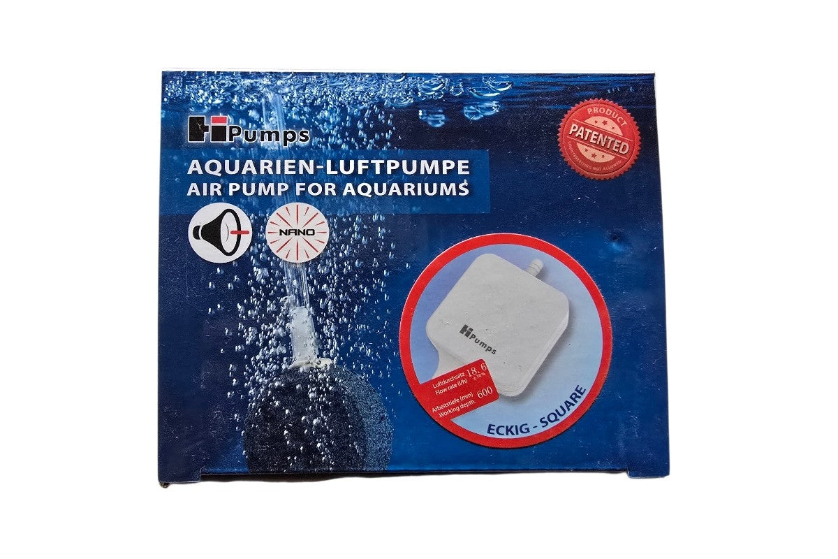 HiPumps Nano Piezo Luftpumpe WEIß / FORMEN WÄHLBAR / 18l/h