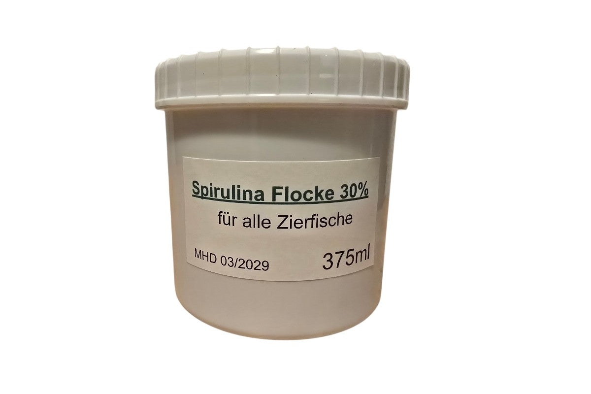 Flockenfutter mit 30% Spirulina-Anteil für alle Zierfische - Guppy4Friends