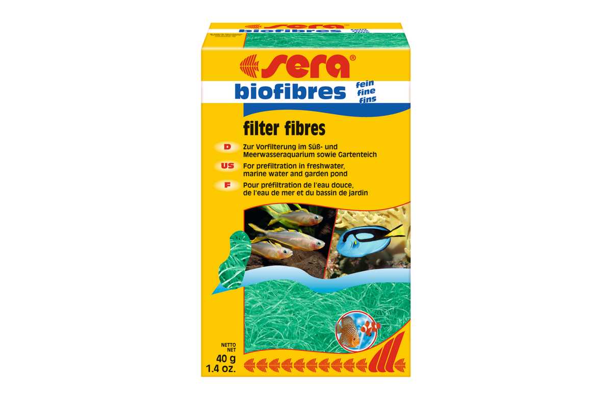 sera Biofibres fein / Filter Material und Laichsubstrat für Guppys