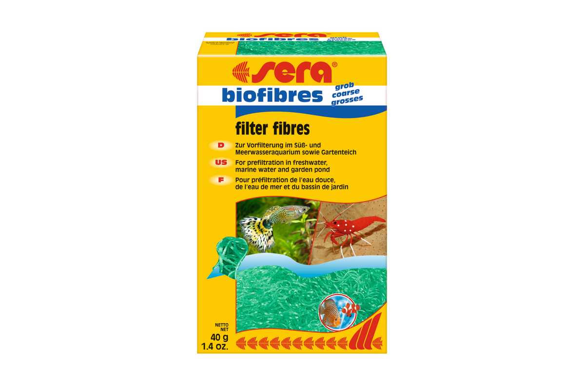sera Biofibres grob / Filter Material und Laichsubstrat für Guppys