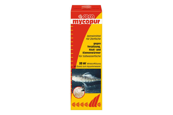 sera-mycopur-50-ml-Verpilzungen-bei-Zierfischen-gegen-Hautwürmer-Kiemenwürmer-zur-Behandlung-gegen-Laichverpilzung