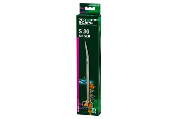 JBL-ProScape-Tool-S30-Curved-Schere-Trimmschere-präzise-Schnittechnik-Aquariumpflanzen-schneiden