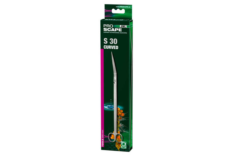 JBL-ProScape-Tool-S30-Curved-Schere-Trimmschere-präzise-Schnittechnik-Aquariumpflanzen-schneiden