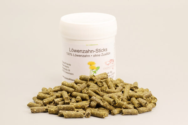 Löwenzahnsticks enthalten die Vitamine A, B, C und D, sowie Mineralien und Spurenelemente und appetitanregende Bitterstoffe. Leckerbissen für Zwerggarnelen. 