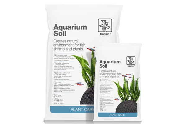 Aquarium Soil Tropca Wasserpflanzensoil aktiver Bodengrund für Aquarien pH-Wert stabilisierend pH von 6,5 natürliches Habitat Weichwasserfische. Wasserpflanzen Soil für ein gesundes und aktives Pflanzenwachstum. Nährstoffboden für Pflanzen. 
